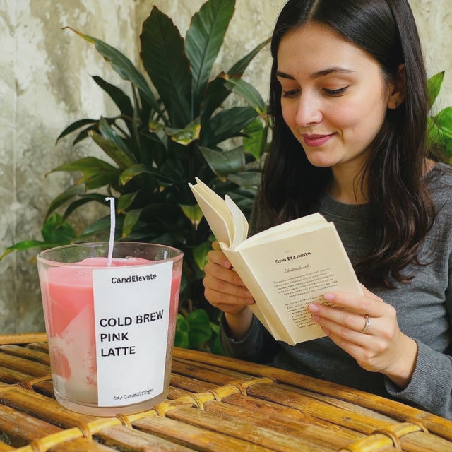 strawberry latte candelevate